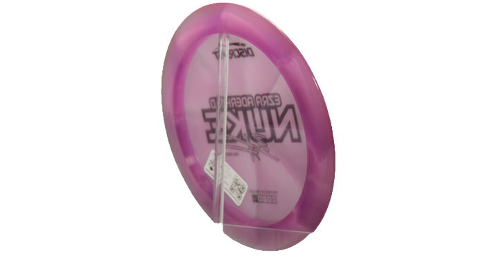 Discraft 2025 Ezra Aderhold Tour Series Z Swirl Nuke Distance Driver Back View