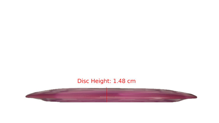 Discraft 2025 Ezra Aderhold Tour Series Z Swirl Nuke Distance Driver Profile View