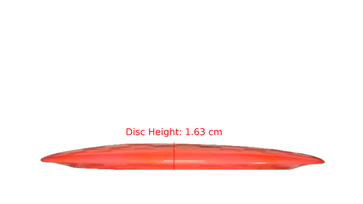 Discraft 2025 Ezra Aderhold Tour Series Z Swirl Nuke Distance Driver Profile View