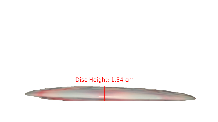 Discraft 2025 Ezra Aderhold Tour Series Z Swirl Nuke Distance Driver Profile View