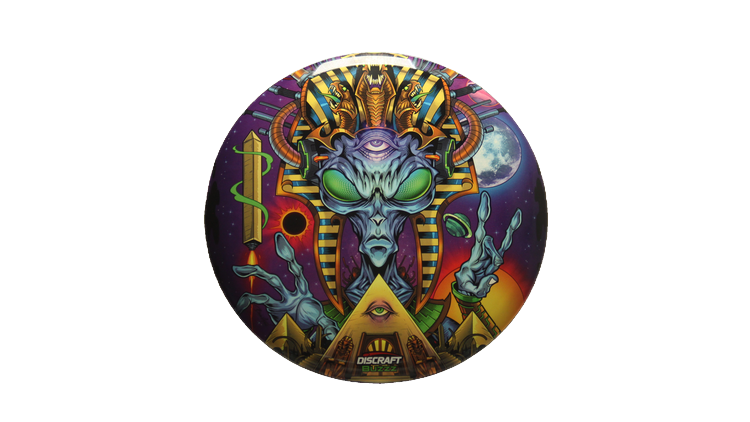 Discraft Brian Allen Ancient Alien SuperColor Buzzz Midrange Front View