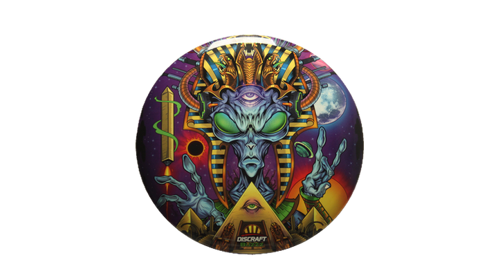 Discraft Brian Allen Ancient Alien SuperColor Buzzz Midrange Front View