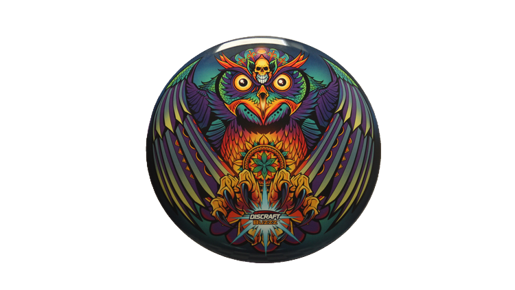 Discraft Brian Allen Owl SuperColor Buzzz Midrange Front View