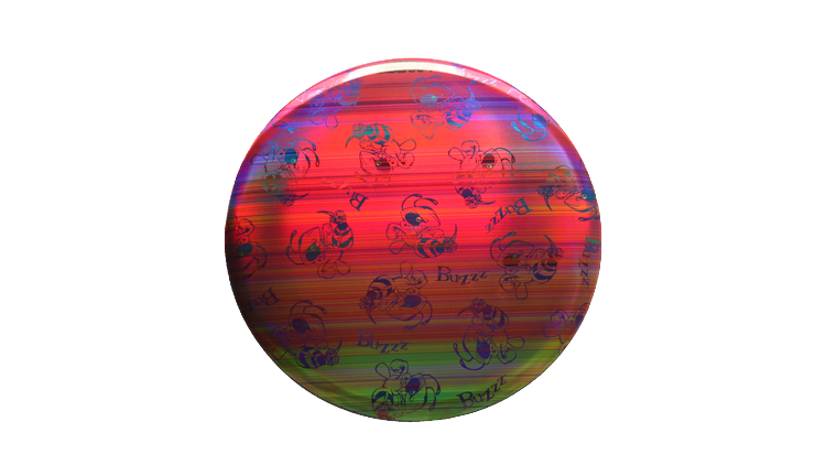 Discraft Swarm Full Foil SuperColor Buzzz Midrange Front View