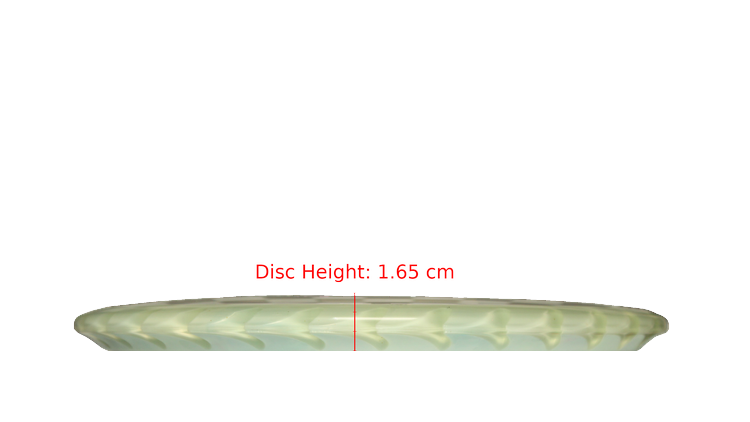 Discraft Fuzed Z Buzzz Midrange Profile View