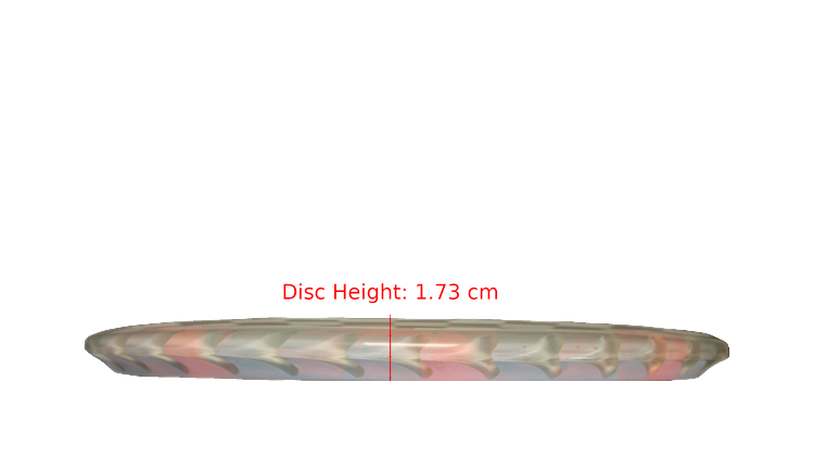 Discraft Fuzed Z Buzzz Midrange Profile View