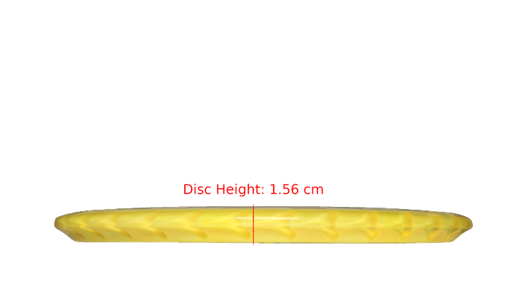 Discraft Fuzed Z Buzzz Midrange Profile View
