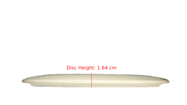 Discraft Fear The BogeyMan White ESP Passion Fairway Driver Profile View