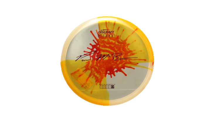 Discraft Paul McBeth Fly Dye Z Luna Putter Front View