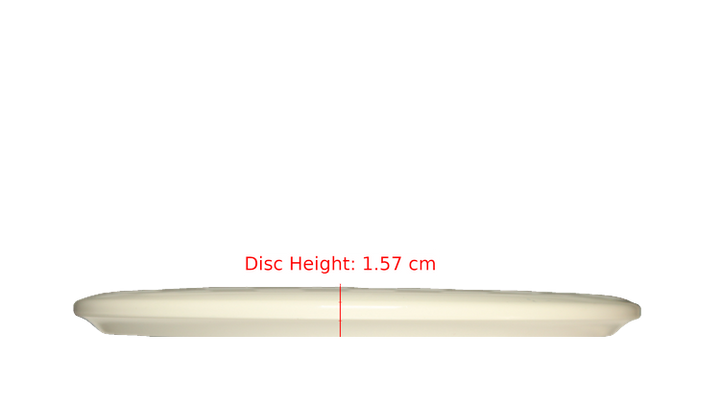 Discraft Fear The BogeyMan White ESP Buzzz Midrange Profile View