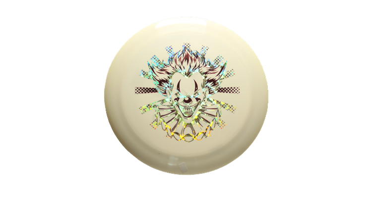 Discraft Fear The BogeyMan White ESP Nuke Distance Driver Front View