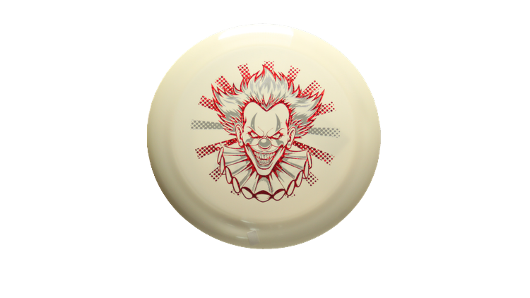 Discraft Fear The BogeyMan White ESP Nuke Distance Driver Front View