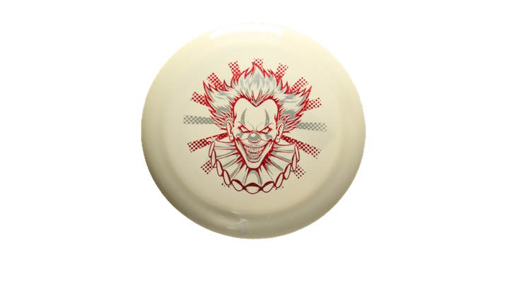 Discraft Fear The BogeyMan White ESP Nuke Distance Driver Front View