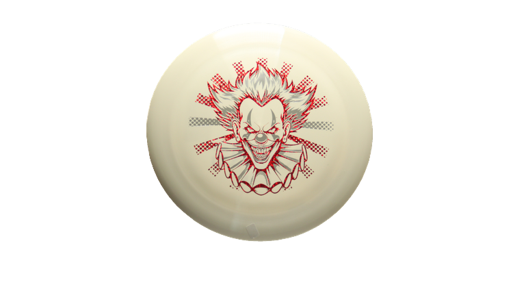 Discraft Fear The BogeyMan White ESP Nuke Distance Driver Front View
