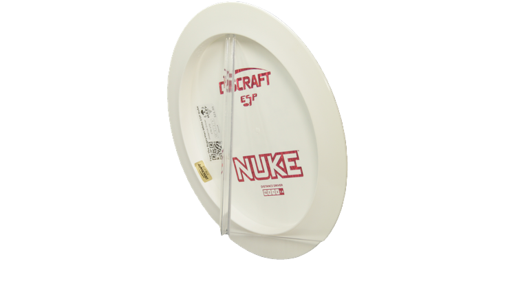 Discraft Fear The BogeyMan White ESP Nuke Distance Driver Back View