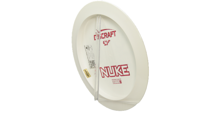 Discraft Fear The BogeyMan White ESP Nuke Distance Driver Back View