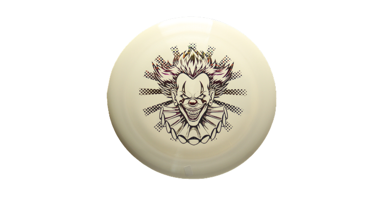 Discraft Fear The BogeyMan White ESP Nuke Distance Driver Front View