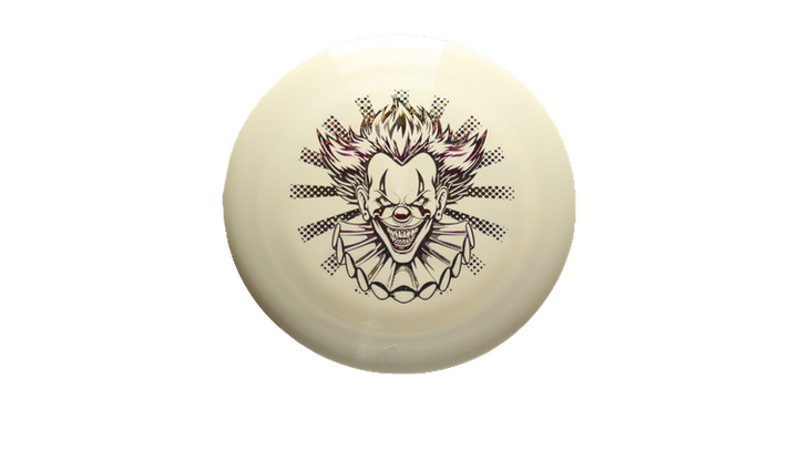 Discraft Fear The BogeyMan White ESP Nuke Distance Driver Front View