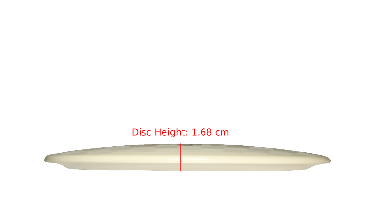 Discraft Fear The BogeyMan White ESP Raptor Fairway Driver Profile View