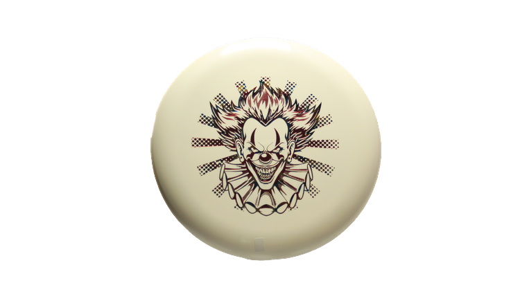 Discraft Fear The BogeyMan White ESP Roach Putter Front View