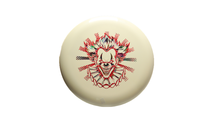 Discraft Fear The BogeyMan White ESP Roach Putter Front View