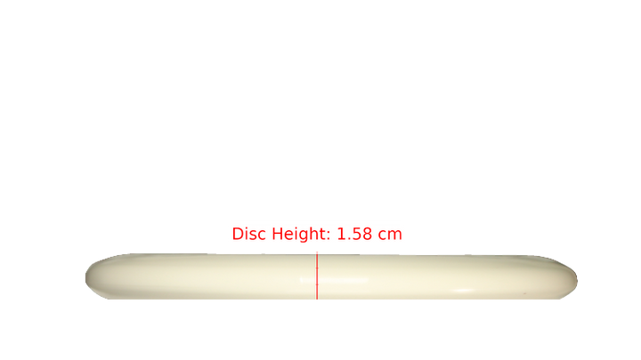 Discraft Fear The BogeyMan White ESP Roach Putter Profile View