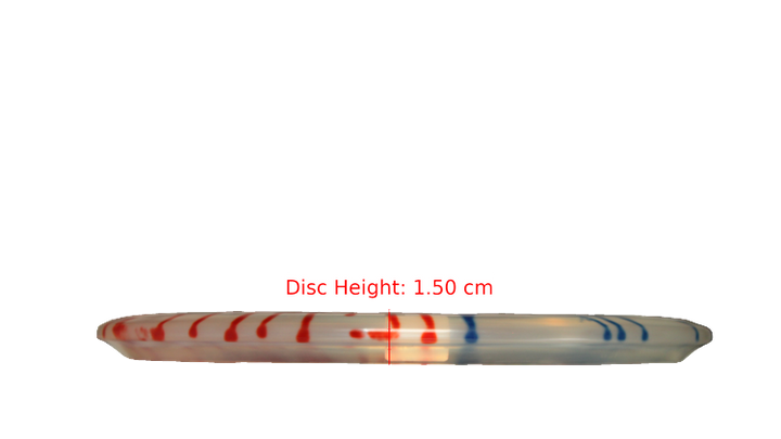Discraft Z Fly Dye Buzzz Midrange Profile View