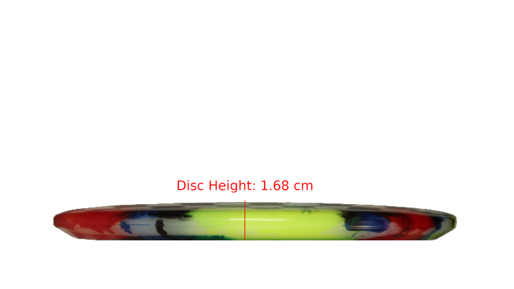 Discraft Z Fly Dye Buzzz SS Midrange Profile View