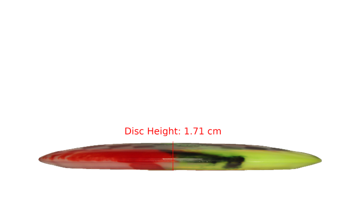 Discraft Z Fly Dye Heat Fairway Driver Profile View