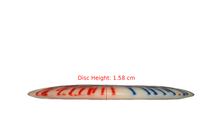 Discraft Z Fly Dye Heat Fairway Driver Profile View