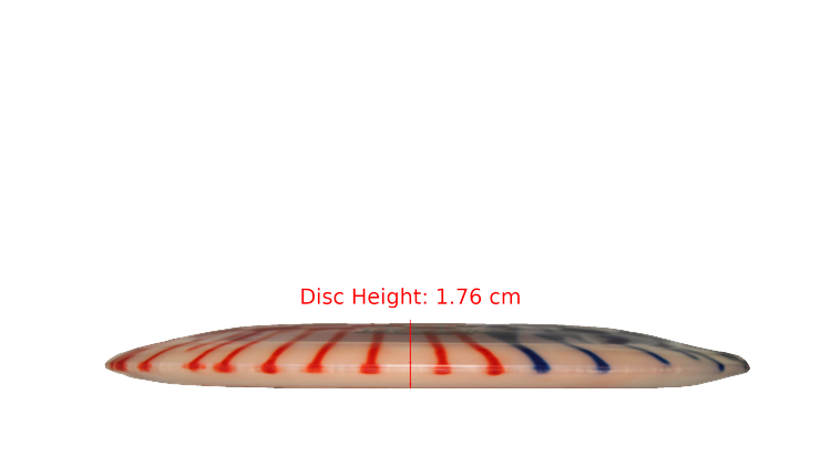 Discraft Z Fly Dye Heat Fairway Driver Profile View