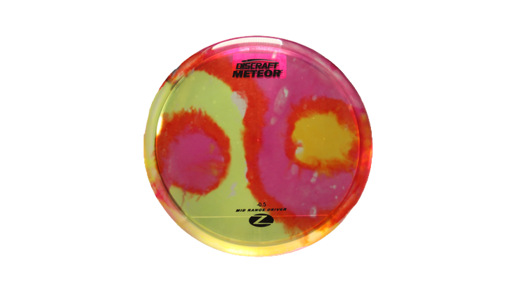 Discraft Z Fly Dye Meteor Midrange Front View