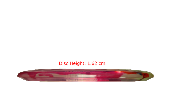 Discraft Z Fly Dye Meteor Midrange Profile View