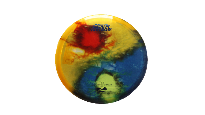 Discraft Z Fly Dye Meteor Midrange Front View