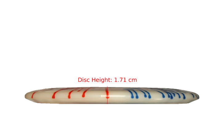 Discraft Z Fly Dye Meteor Midrange Profile View