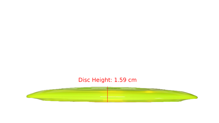 Discraft Z Lite Thrasher Distance Driver Profile View