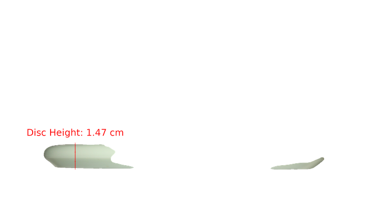 DGA First Flight ProLine Swirl Blast Putter Profile View
