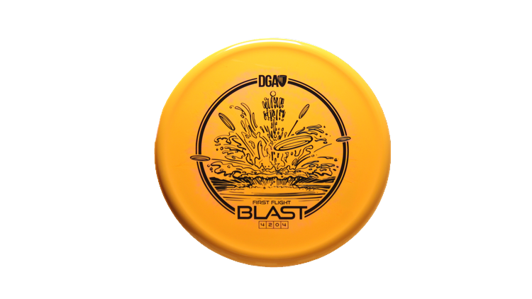 DGA First Flight ProLine Swirl Blast Putter Front View