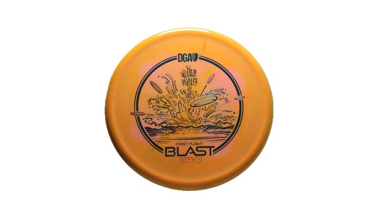 DGA First Flight ProLine Swirl Blast Putter Front View