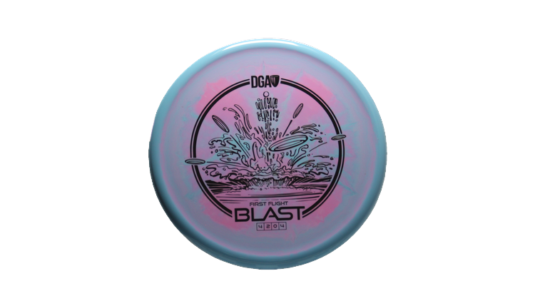 DGA First Flight ProLine Swirl Blast Putter Front View