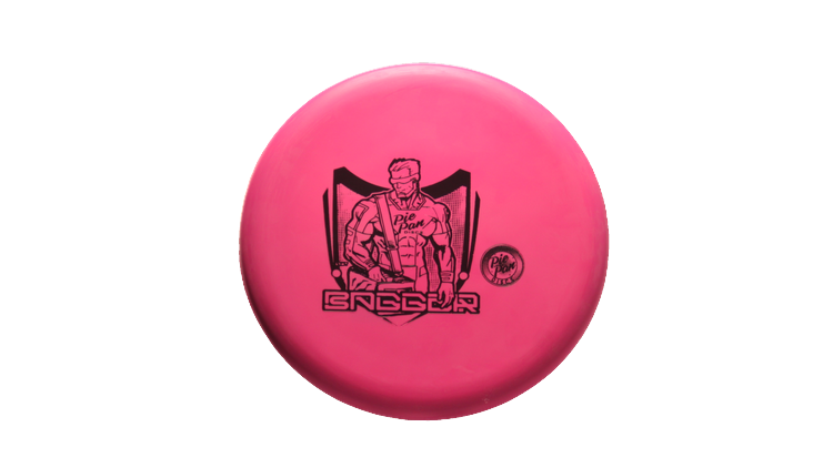 Pie Pan Discs Butter Line Bagger Putter Front View