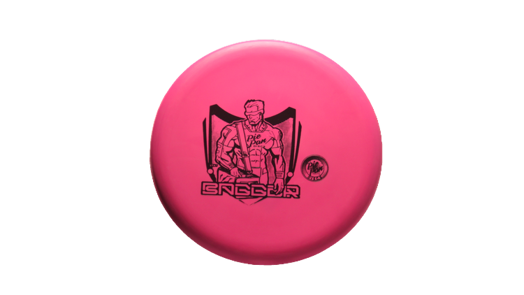 Pie Pan Discs Butter Line Bagger Putter Front View