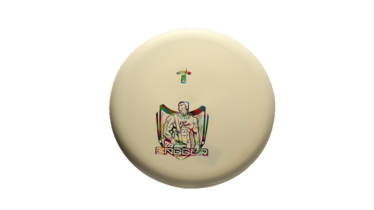 Pie Pan Discs Butter Line Bagger Putter Front View