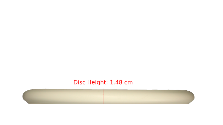 Pie Pan Discs Butter Line Bagger Putter Profile View