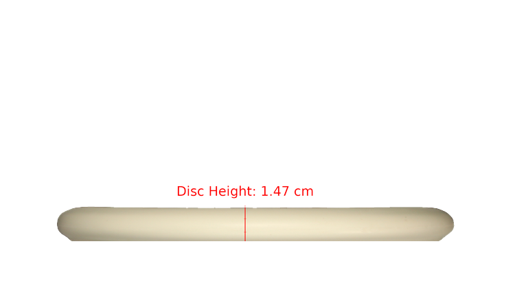 Pie Pan Discs Butter Line Bagger Putter Profile View