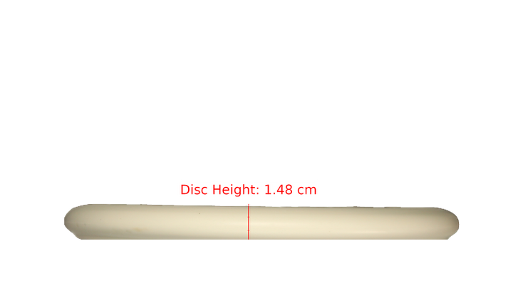 Pie Pan Discs Butter Line Bagger Putter Profile View
