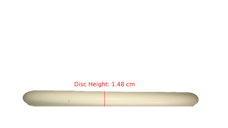 Pie Pan Discs Butter Line Bagger Putter Profile View