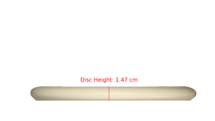 Pie Pan Discs Butter Line Bagger Putter Profile View