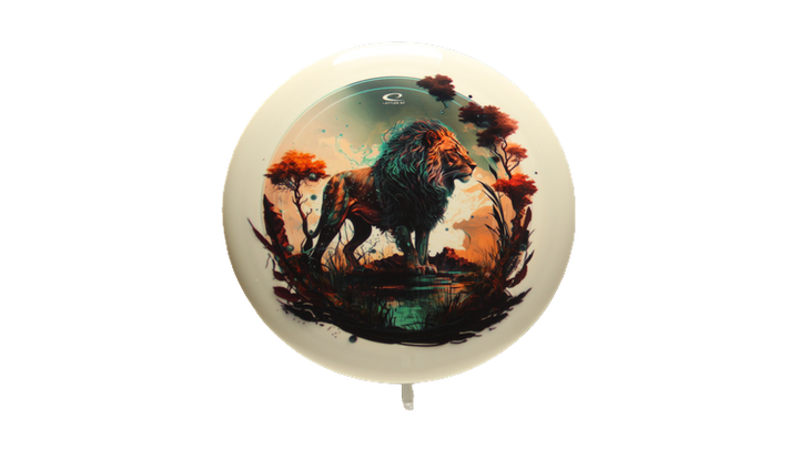 Latitude 64 Lion DecoDye Sapphire Distance Driver Front View