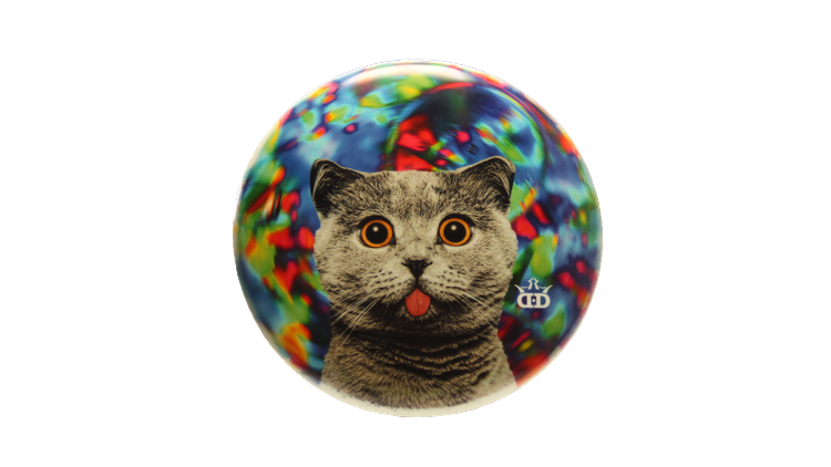 Dynamic Discs Space Kitty Trippin DyeMax Judge Putter Front View